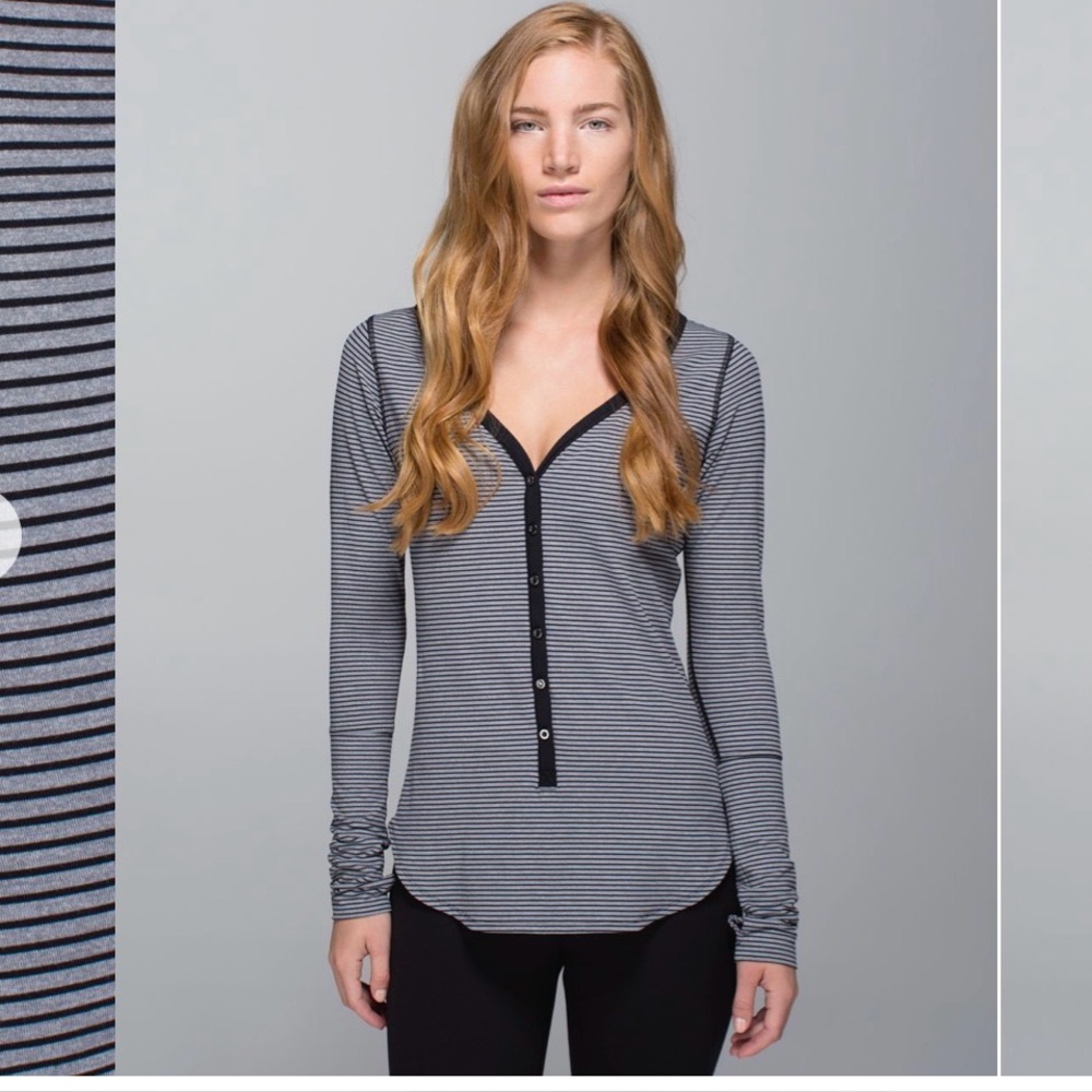 Lululemon Awesoma Henley EUC Size 8